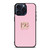DOLCE AND GABBANA PINK LOGO iPhone 15 Pro Max Case Cover