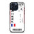 FLIGHT TICKETS FRANCE PARIS iPhone 15 Pro Max Case Cover