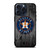 HOUSTON ASTROS BASEBALL MLB WOOD LOGO iPhone 15 Pro Max Case Cover