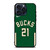 JRUE HOLIDAY MILWAUKEE BUCKS NIKE NBA 2021-22 iPhone 15 Pro Max Case Cover