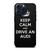 KEEP CALM AND DRIVE AUDI CARBON iPhone 15 Pro Max Case Cover
