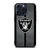 LAS VEGAS RAIDERS NFL METAL STRIPE iPhone 15 Pro Max Case Cover