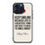 MARILYN MONROE QUOTES iPhone 15 Pro Max Case Cover