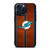 MIAMI DOPHINS NFL METAL STRIPE iPhone 15 Pro Max Case Cover
