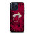 MIAMI HEAT BASKETBALL NBA FIRES iPhone 15 Pro Max Case Cover