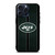 NEW YORK JETS NFL METAL STRIPE iPhone 15 Pro Max Case Cover