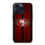 SAN FRANCISCO 49ERS NFL METAL STRIPE iPhone 15 Pro Max Case Cover