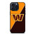 WASHINGTON COMMANDERS NFL FOOTBALL LOGO iPhone 15 Pro Max Case Cover