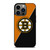 BOSTON BRUINS NHL HOCKEY LOGO iPhone 13 Pro Case Cover