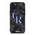 COLORADO ROCKIES BASEBALL BLACK CAMO iPhone 15 Plus Case Cover