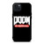 DOOM ETERNAL GAMES LOGO BLACK iPhone 15 Plus Case Cover