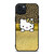 HELLO KITTY GOLD GLITTER LEOPARD iPhone 15 Plus Case Cover