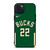 KHRIS MIDDLETON MILWAUKEE BUCKS NIKE NBA 2021-22 iPhone 15 Plus Case Cover