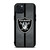 LAS VEGAS RAIDERS NFL METAL STRIPE iPhone 15 Plus Case Cover