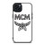 MCM WORLDWIDE WHITE iPhone 15 Plus Case Cover