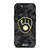 MILWAUKEE BREWERS BASEBALL BLACK CAMO iPhone 15 Plus Case Cover