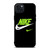 NIKE SWOOSH GREEN iPhone 15 Plus Case Cover