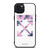 OFF WHITE PURPLE MARBLE iPhone 15 Plus Case Cover