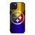 PITTSBURGH STEELERS NFL FOOTBALL METAL iPhone 15 Plus Case Cover