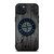 SEATTLE MARINERS BASEBALL MLB WOOD LOGO iPhone 15 Plus Case Cover
