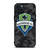 SEATTLE SOUNDERS FC MLS BLACK CAMO iPhone 15 Plus Case Cover
