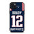 TOM BRADY NEW ENGLAND PATRIOTS NFL JERSEY iPhone 15 Plus Case Cover