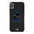 MIAMI MARLINS BASEBALL BLACK iPhone X / XS Case Cover