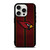 ARIZONA CARDINALS NFL METAL STRIPE iPhone 15 Pro Case Cover