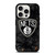 BROOKLYN NETS BASKETBALL NBA FIRE iPhone 15 Pro Case Cover