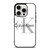 CALVIN KLEIN WHITE LOGO iPhone 15 Pro Case Cover