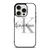 CALVIN KLEIN WHITE LOGO iPhone 15 Pro Case Cover