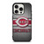 CINCINNATI RED MLB BASEBALL METAL iPhone 15 Pro Case Cover
