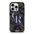 COLORADO ROCKIES BASEBALL BLACK CAMO iPhone 15 Pro Case Cover
