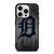 DETROIT TIGERS BASEBALL MLB WOOD LOGO iPhone 15 Pro Case Cover
