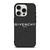 GIVENCHY PARIS LOGO PATTERN iPhone 15 Pro Case Cover