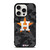 HOUSTON ASTROS BASEBALL BLACK CAMO iPhone 15 Pro Case Cover