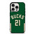 JRUE HOLIDAY MILWAUKEE BUCKS NIKE NBA 2021-22 iPhone 15 Pro Case Cover