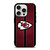 KANSAS CITY CHIEFS NFL METAL STRIPE iPhone 15 Pro Case Cover
