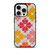 KATE SPADE JACQUARD PINK YELLOW iPhone 15 Pro Case Cover