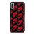 NIKE BOX BLACK PATTERN iPhone X / XS Case Cover