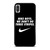 NIKE SWOOSH BANTER iPhone X / XS Case Cover