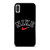NIKE SWOOSH RED VINTAGE iPhone X / XS Case Cover