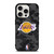 LOS ANGELES LAKERS BLACK CAMO iPhone 15 Pro Case Cover LOS ANGELES LAKERS BLACK CAMO iPhone 15 Pro Case Cover