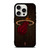 MIAMI HEAT BASKETBALL COURT NBA iPhone 15 Pro Case Cover