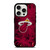 MIAMI HEAT BASKETBALL NBA FIRES iPhone 15 Pro Case Cover