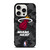 MIAMI HEAT BLACK CAMO iPhone 15 Pro Case Cover