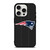 NEW ENGLAND PATRIOTS FOOTBALL TEXT iPhone 15 Pro Case Cover