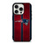 NEW ENGLAND PATRIOTS NFL METAL STRIPE iPhone 15 Pro Case Cover