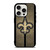 NEW ORLEANS SAINTS NFL METAL STRIPE iPhone 15 Pro Case Cover