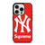 NEW YORK YANKEES SUPREME NEW ERA 2 iPhone 15 Pro Case Cover NEW YORK YANKEES SUPREME NEW ERA 2 iPhone 15 Pro Case Cover